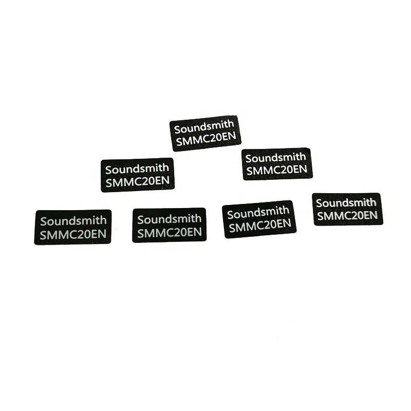 Custom Waterproof Brushed Vinyl 3M Adhesive Plastic label Sticker For mobile phone or data cable