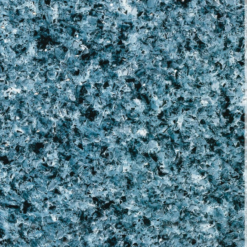 
Chinese popular color blue fake quartz stone 