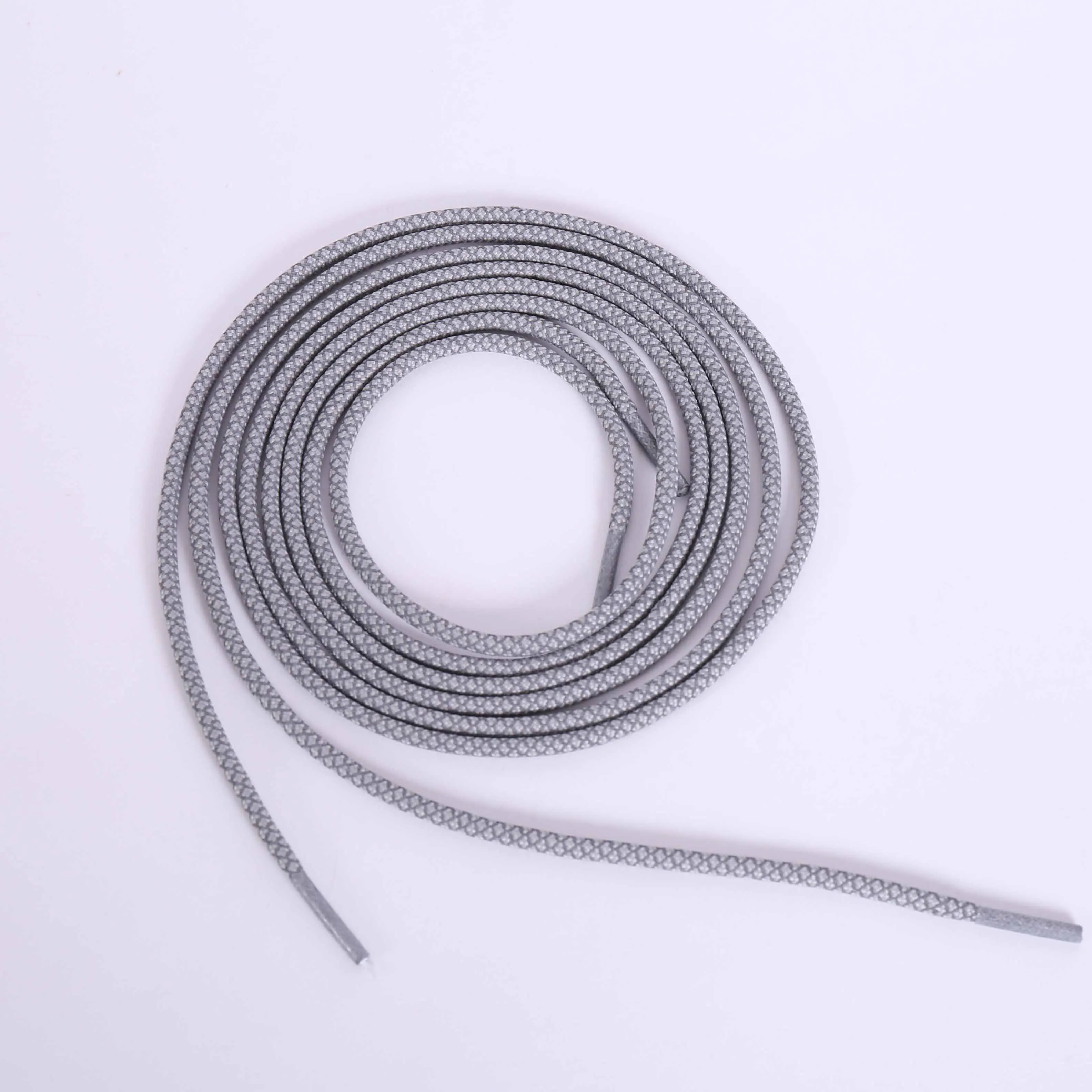 Reflective custom wholesale lead custom round shoe laces