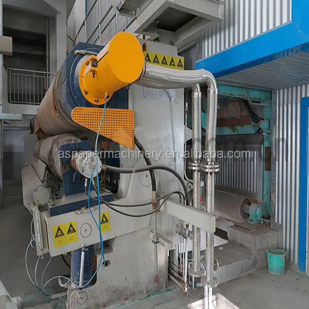 China Wheat Straw Paper / corrugated paper Making Machinery from waste paper