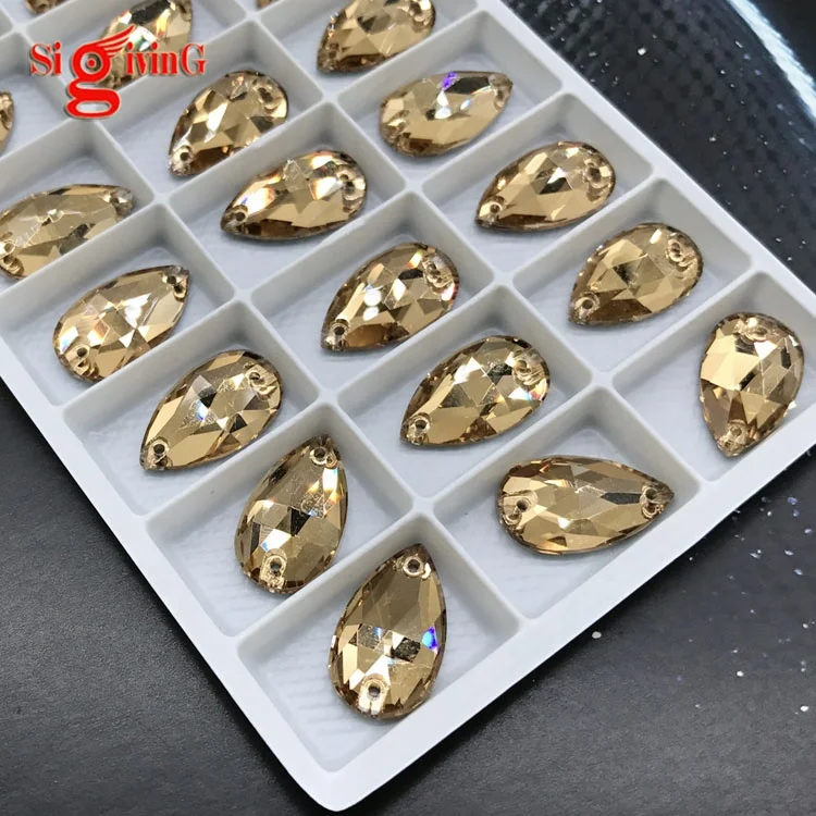 High shinny mirror beads flat acrylic flatback resign gemstone sew on rhinestones in bulk