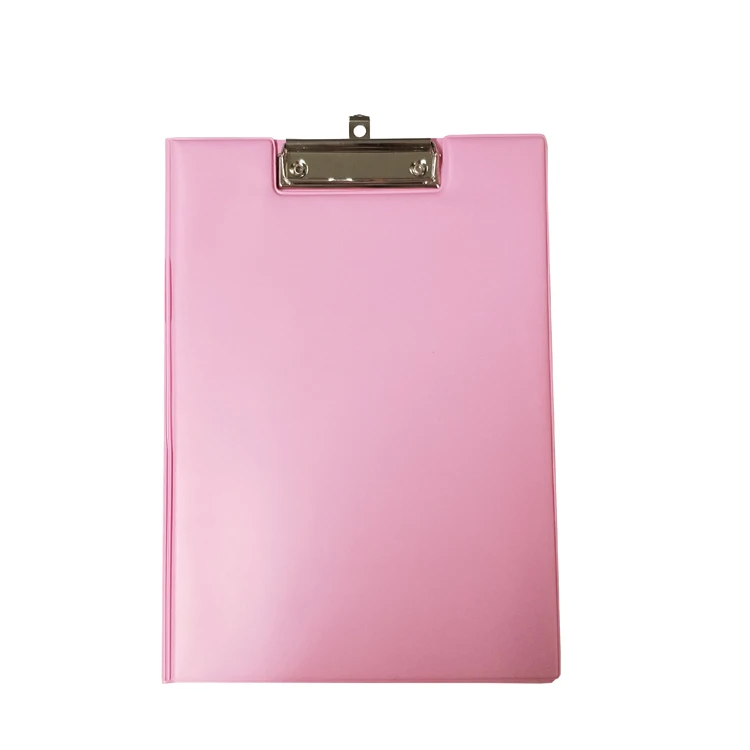 Clipboard Folder Portfolio PVC Cardboard Storage Clipboard with Cover for Letter Size A4 Writing Pad for Business School
