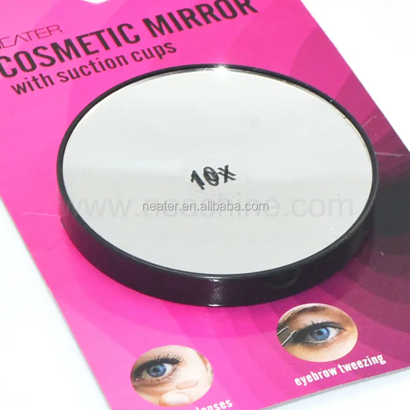 10x magnification magnifier suction mirror,magnifying mirror