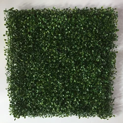 High quality UV resistance 50*50cm green artificial plant wall boxwood hedge for green outdoor wall
