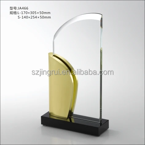 2018 Best Design Crystal Trophy In Dubai With Factory Price JA464