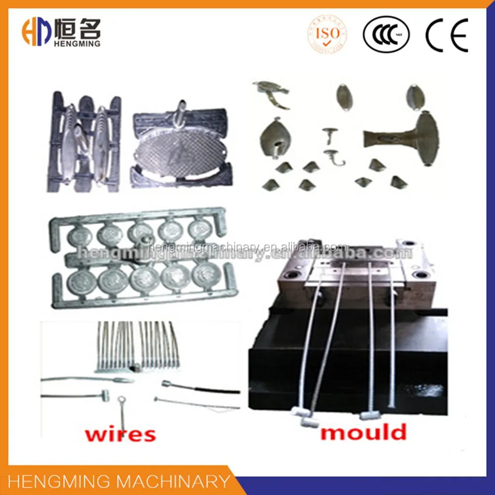 Hot chamber die casting machine for injection zinc parts