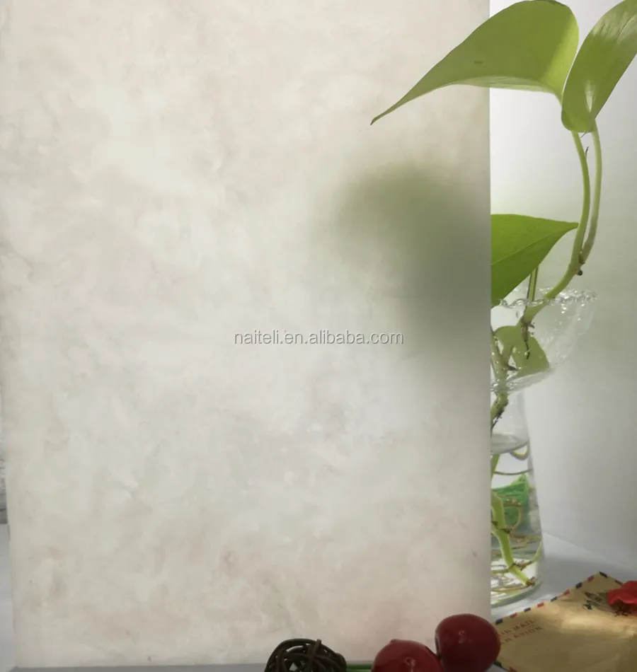 
white translucent onyx decorative stone faux alabaster panel  (60688490097)
