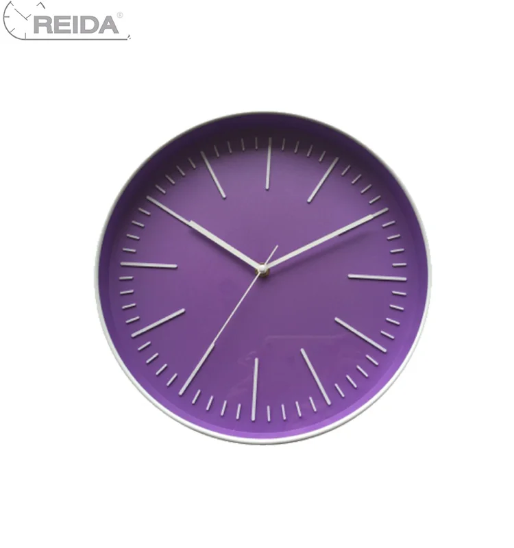 12 Inch Custom Plastic Wall Clock 3D Home Decoration Quartz Movement