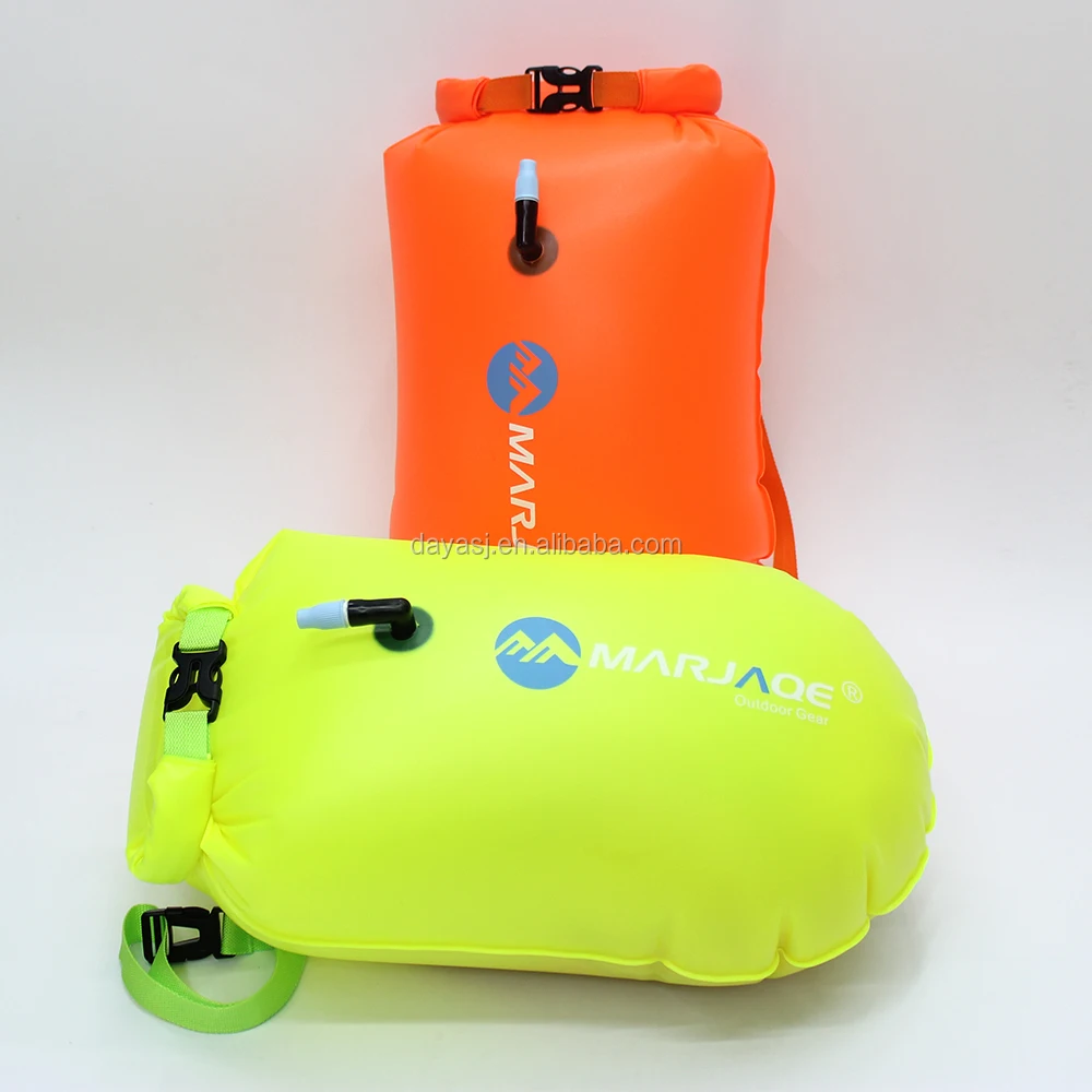 20L PVC Outdoor Waterproof Dry Bag Inflatable Storage Flotation Rafting Kayaking Drift Bag River Life-saving Swimming Buoy