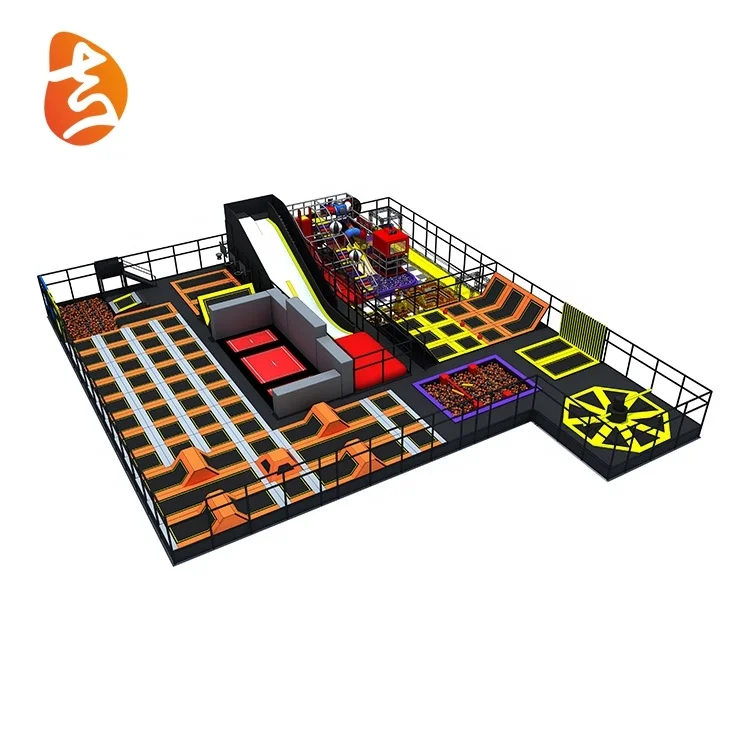 Factory customized commercial big indoor foam pit Trampoline Park Playground for sale