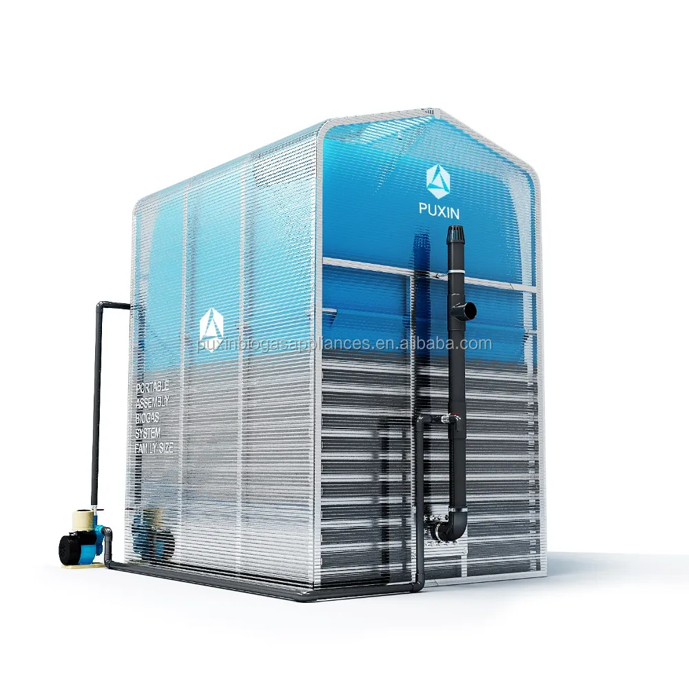 China Puxin Commercial Biogas Plant for Family Cooking Use