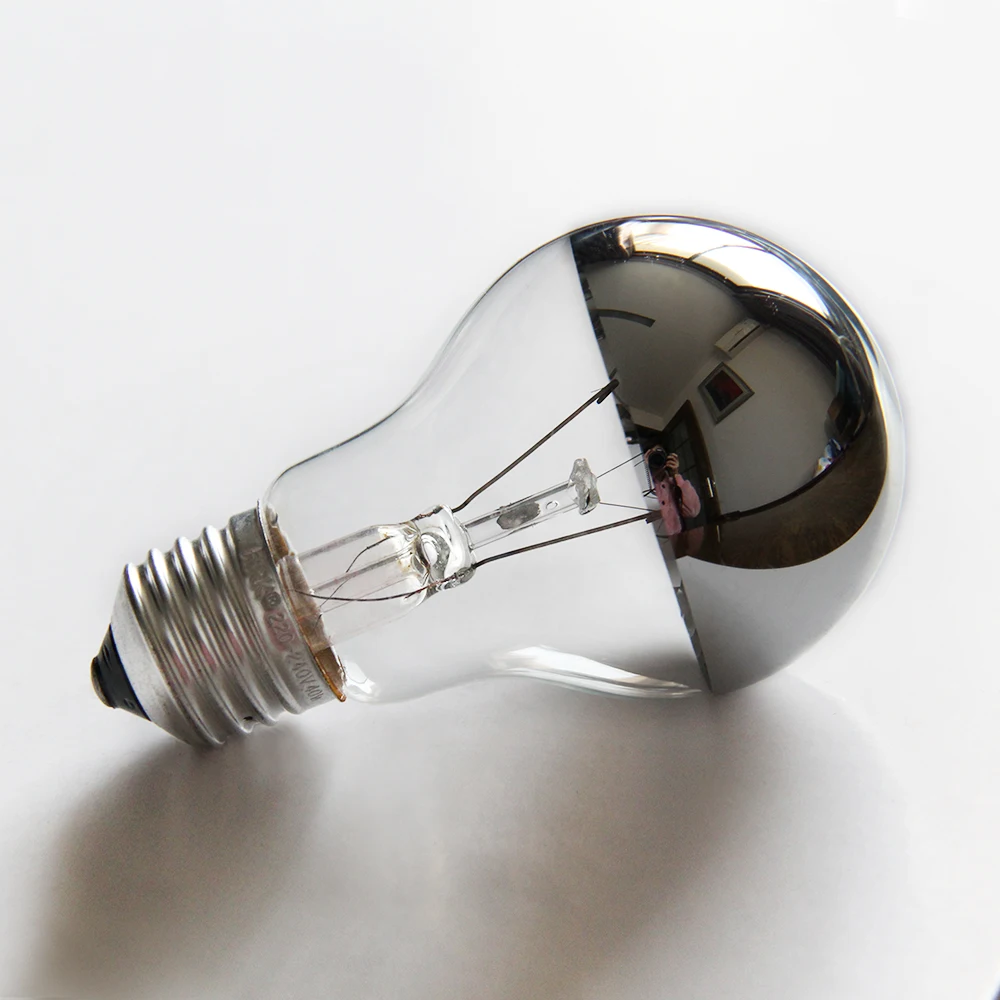 G40 24v 25w warm white shadow less surgery nickel brass half silver incandescent light bulb