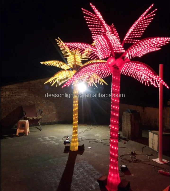 outdoor palm tree lights