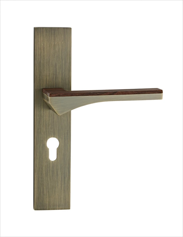 AKADA hot selling modern design interior door handle lock plate handle