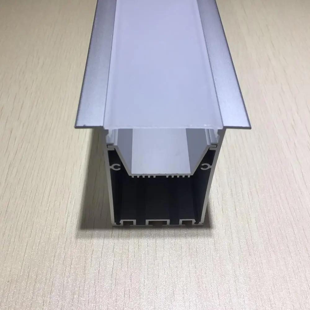 Индивидуальный матовый пластиковый диффузор PCB LED скрытый алюминиевый профиль/линейная экструзия для светодиодной ленты