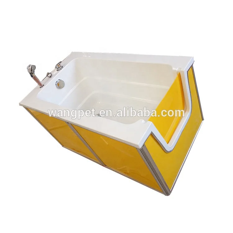 Pet bathtub removable door dog wash machine dog shower green PINK dog glooming tub