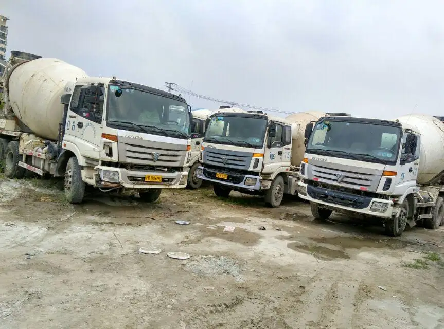 Mini concrete mixer truck 6 cubic meters concrete mixer truck dimensions