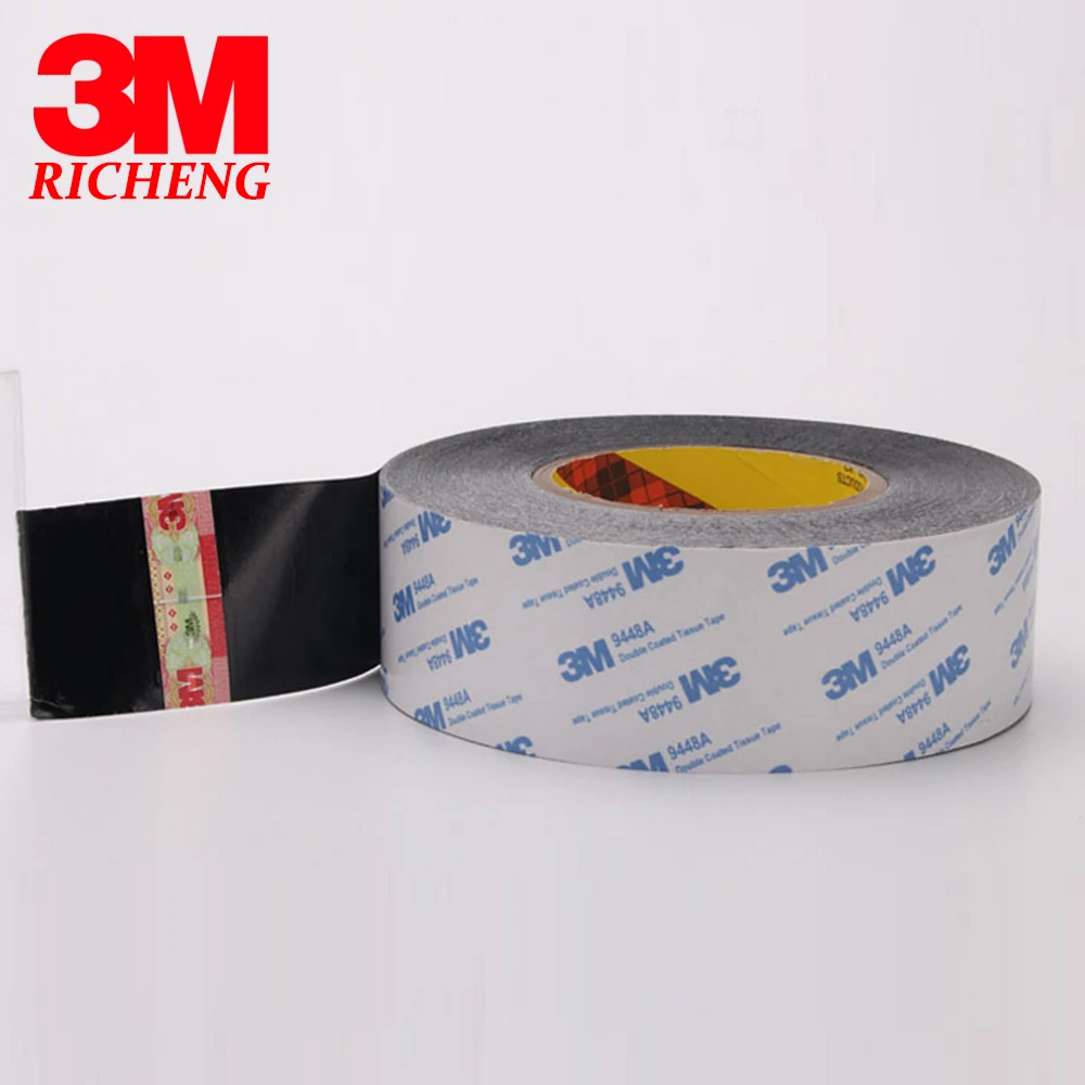3M 9448AB Extremely Strong Double Sided Tape for Mobile Phones, Electronics, Craft, 1mm-20mm Variations (1mm)