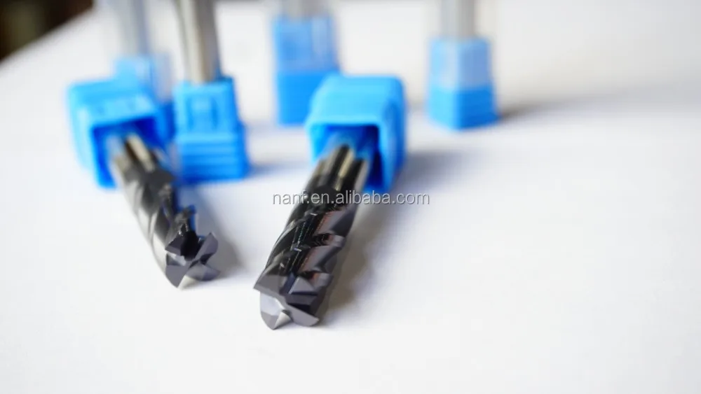 
YG10X tungsten carbide square end mill for 45HRC and 55HRC 