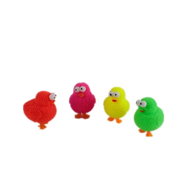 Wholesale Sexy Pussy Shaped Toys Flashing Chicken Shape Puffer Bal Squishy Toys Factory