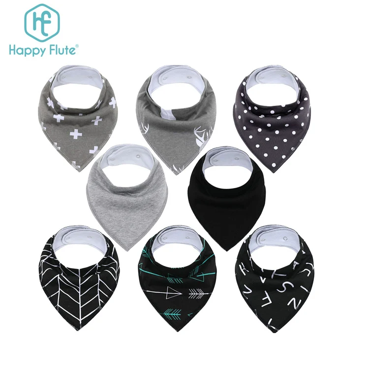 
hot selling bib baby 100% cotton double side triangular saliva towel infant saliva towel baby bibs baby burp cloths 