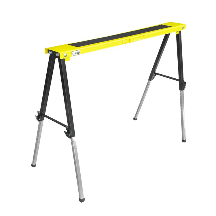 
Heavy Duty Folding Saw Horse With Handle, Cheap Mitre Saw Stand Station 