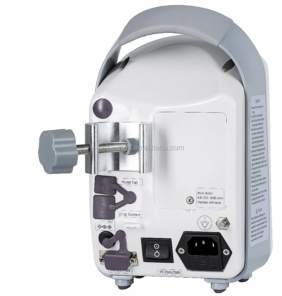 High Quality Large LCD Display Medical Equipment Volumetric TCI Syringe Pump Disposable Infusion Pump