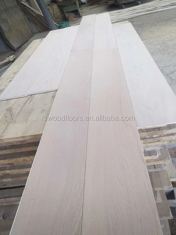 220*2200mm white oiled engineered oak timber flooring