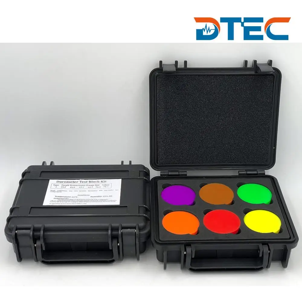 DTEC Shore A Hardness Standard Block,HA hardness scales,6 pieces per set