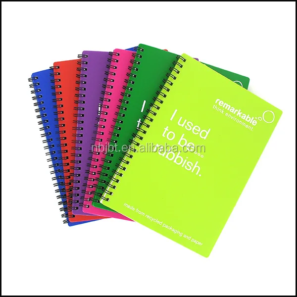 Various fashion style school notebook