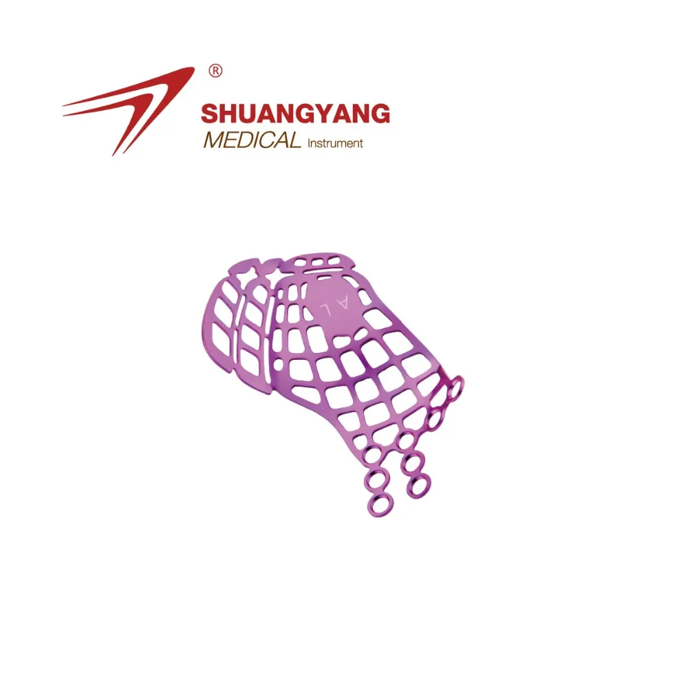 anatomical eye socket floor titanium mesh orthopedic plate large size