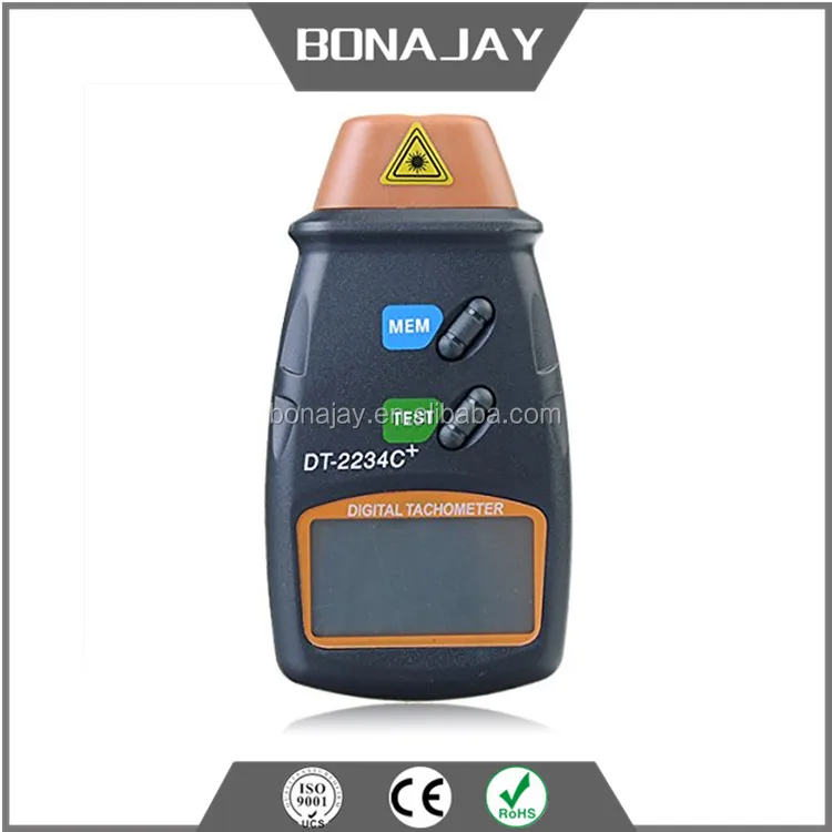 Non-Contact Laser Induction Tachometer with Data Storage Function