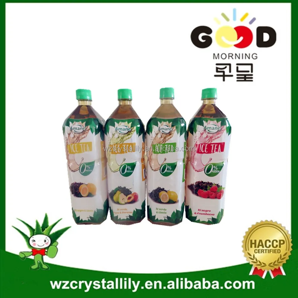 OEM 500ml green tea drink PET bottle ice tea drink