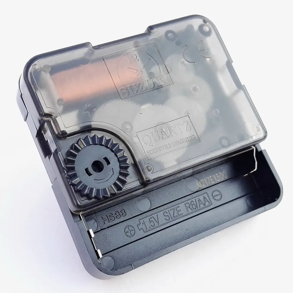 Suzuki clock movement silent clock mechanism no ticking sound quartz clock motor sweeping hands clock mechanism
