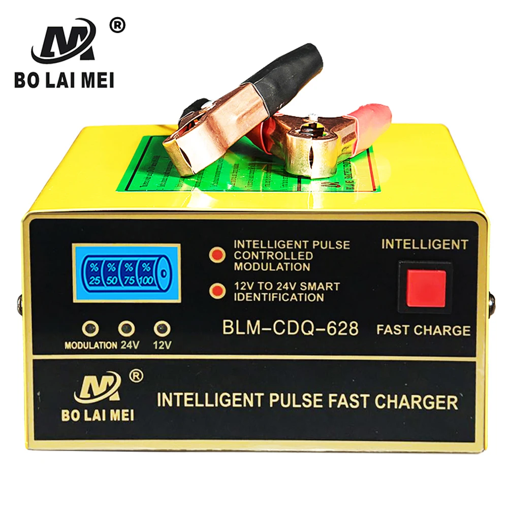 Intelligent used dc 12v car battery charger