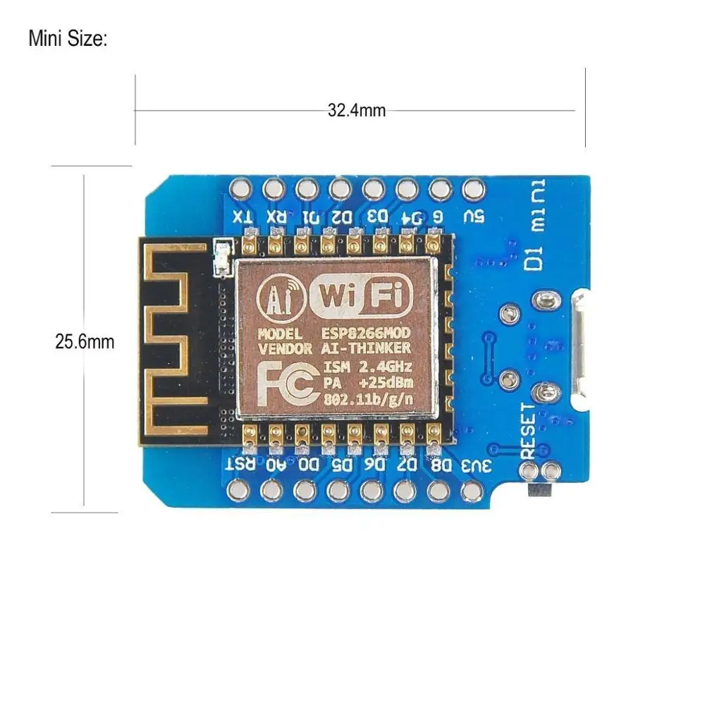  ESP8266 ESP-12 ESP12 WeMos D1 Mini Module Wemos WiFi макетная плата Мини-модуль Мини