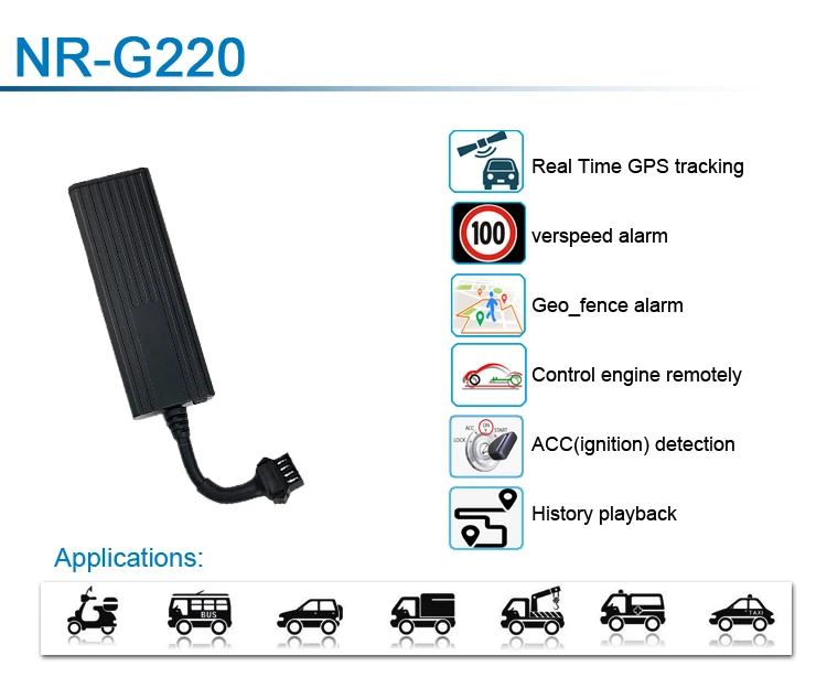 2019 new gps bike tracker with relay cable tracker easy to install  micro tracker