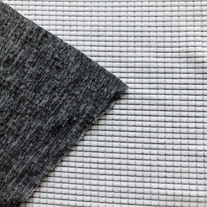 New style waffle cationic stretch sport fleece polar fleece fabric roll