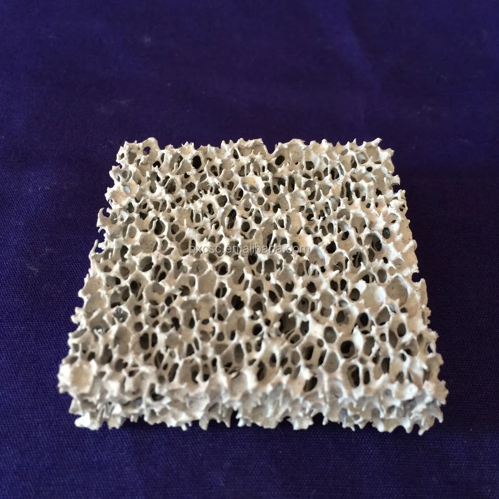 Чугунное Литье Карбид Кремния Керамические Пена Фильтр 65 х 65 х 15 мм 15ppi
