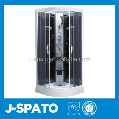 2015 Luxury Cheap Double Computer Controllors Whirlpool Bath Movable Sliding Glass Steam Shower Room JS-836
