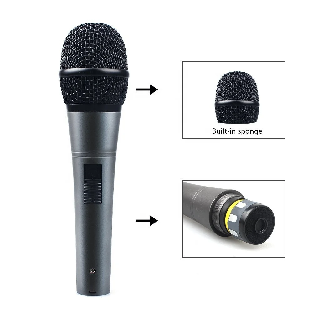 
Connect mixer wire dynamic Handheld speaker karaoke with microphone recorder for kids 