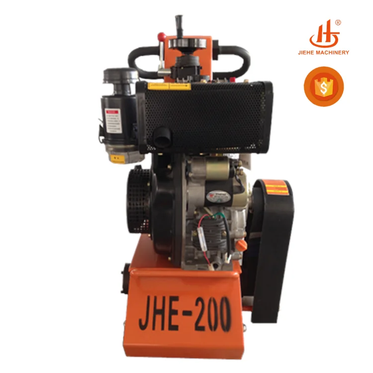 
Asphalt Road Milling Machine with Electric Start 178F Diesel Engine,200mm Milling width and 5mm depth, CE Certificate (JHE-200D) 
