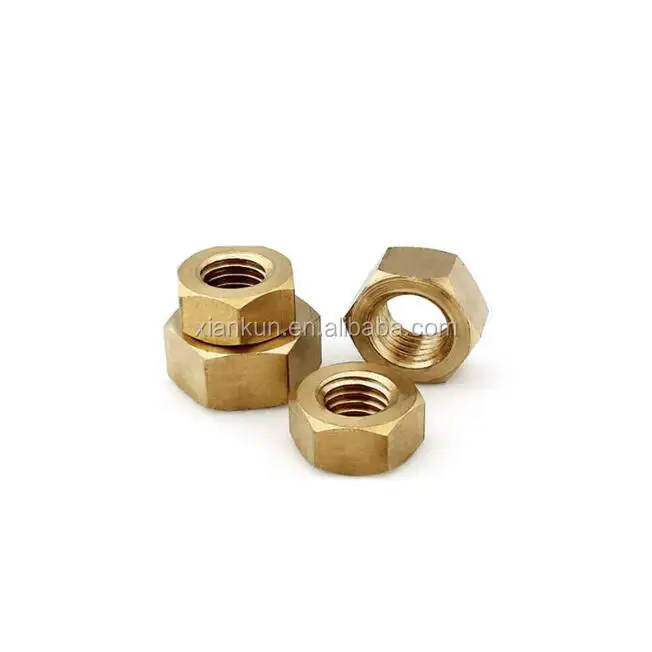 
Factory wholesale a wide range of copper hex nuts M2-M3-M4-M5-M6-M16 
