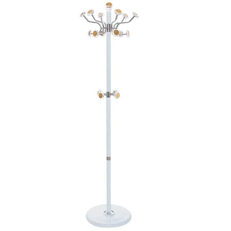 Metal White Standing Hanger Coat Stand