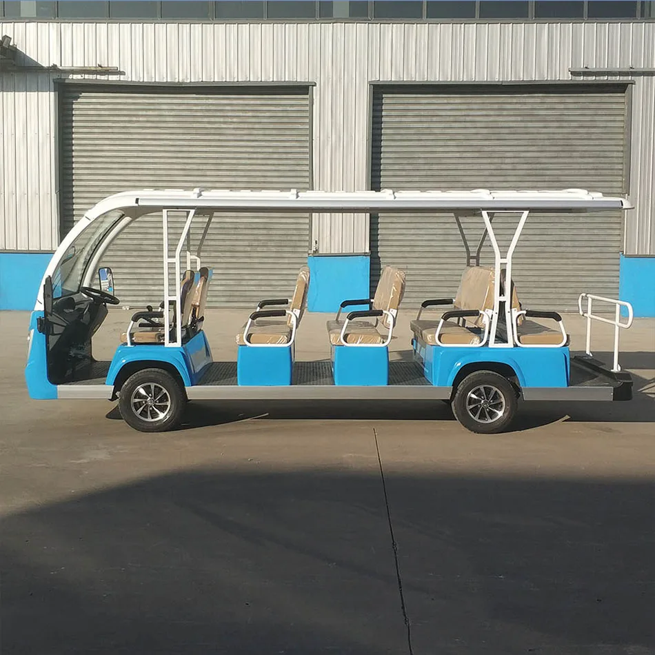 Eco-friendly tourist adult electric sightseeing bus with low price for sale