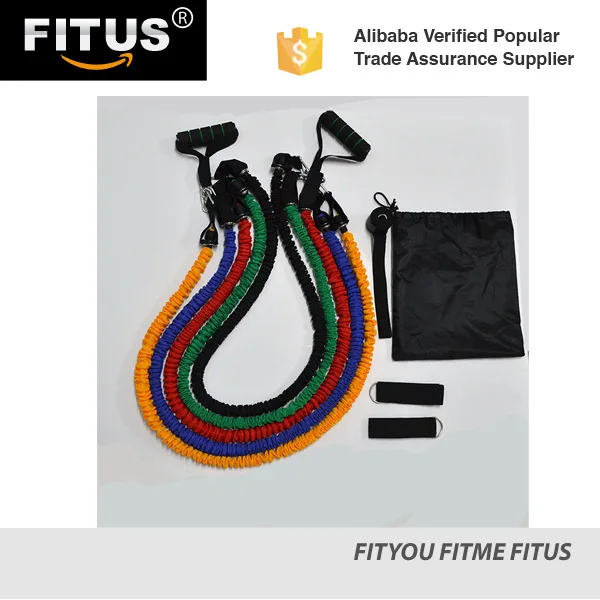 Fitus уплотнительным кольцом сопротивления трубы йога дома фитнес тренажерный зал оборудование здания тела веревка