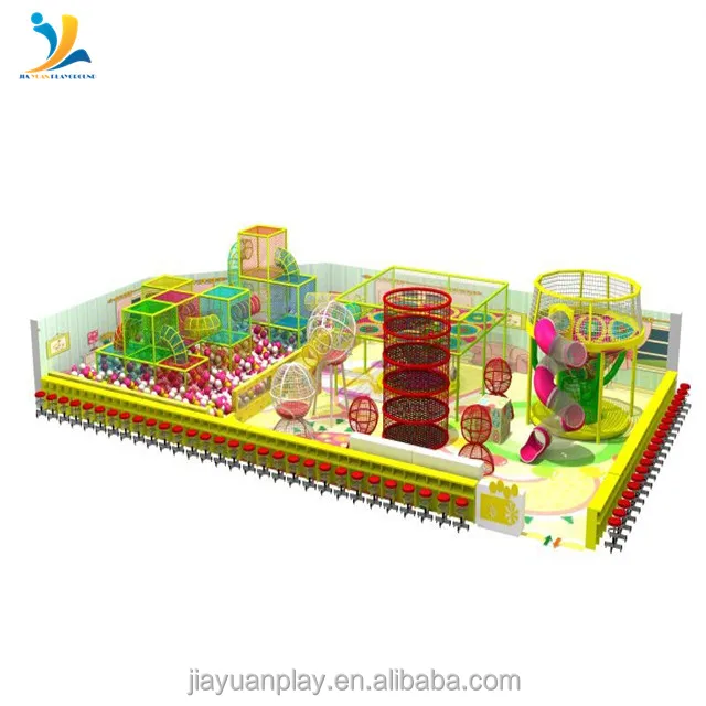 
kids colorful nylon rope knitted net playground 