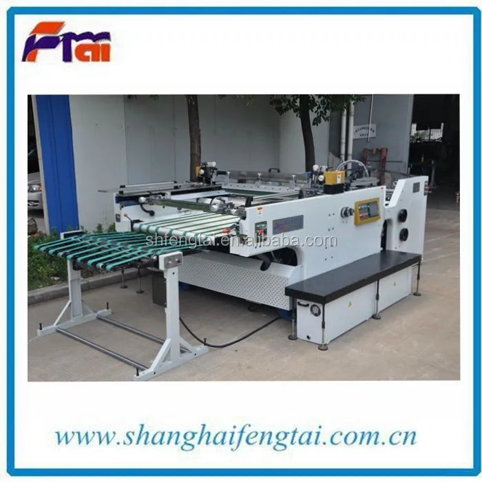 Shanghai Fengtai Company Manual spot UV screen printing machine price