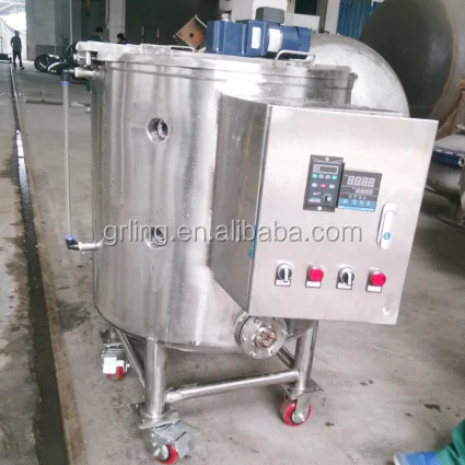 Shanghai factory Shampoo blending tank for production line, agitating and homogenizing mixing tank / vessel from China