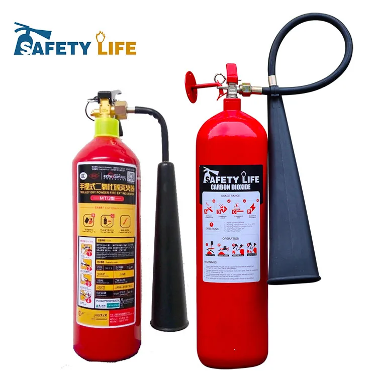 co2 fire extinguisher bottle/anti fire equipment/carbon dioxide fire extinguisher co2